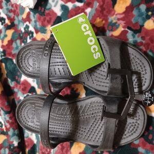Crocs Black Sandals